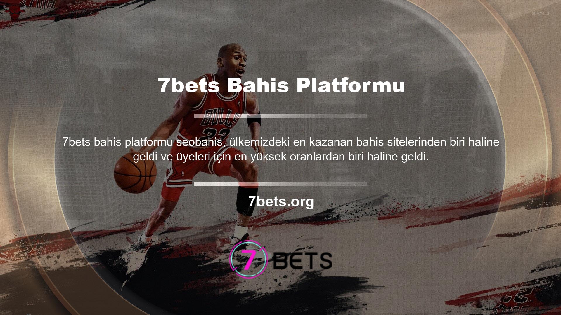 7bets bahis oranları her bahis sitesi üyelerine yüksek oranlar sunsa da bu site daha güvenilir ve fazlalık sunan nadir sitelerden biridir